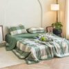 Kẻ Caro Xanh Mint